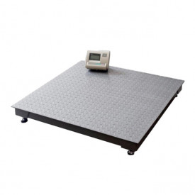Cantar electronic 1000KG, Platforma metalica rezistenta, 100x100cm, Acumulator