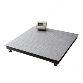 Cantar electronic 1000KG, Platforma metalica rezistenta, 100x100cm, Acumulator