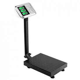 Cantar electronic 50g - 500KG Butoane taste inox, Platan metalic rezistent piata marfa, Platforma 60x45cm, Brat pliabil