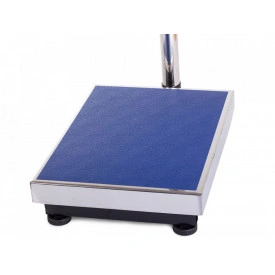 Cantar platforma marfa inox 40x30cm, 50g - 100KG, Afisaj electronic, Acumulator - Img 2