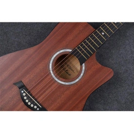 Chitara Acustica pentru Invatat 97Cm 38Inch, 6 Corzi Metalice, Amatori, Incepatori - Img 2