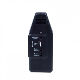 Kit solar, Baterie GD-8030 cu lanterna si 2 x Bec LED, Panou Fotovoltaic, USB - Img 2