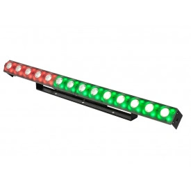 LED-BAR Sunstrip Amber 12x3W Blinder + 48 Becuri RGB Aural, 2 in 1 Wall Washer - Img 2