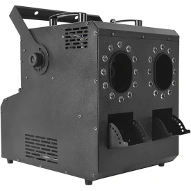 Masina dubla evenimente 3 in 1 fum usor + suflat baloane sapun + Lumini DMX LED RGB, Aparat efecte club 900W