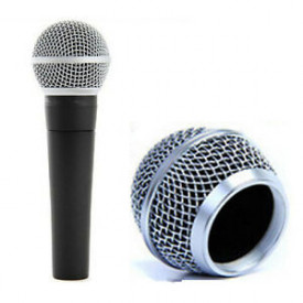 Microfon vocal cu fir SM58, Buton On-Off, Include: Cablu 300cm, Husa, Nuca plastic - Img 2