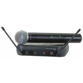 Microfon Wireless Profesional + Receiver PGX B58 + Geanta / voce, prezentari, karaoke, cantat - Img 2