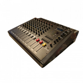 Mixer audio activ amplificat EP-800 2 x 800W, 8 canale intrare, Bluetooth, USB, Phantom 48V, Egalizator - Img 5