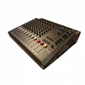 Mixer audio activ amplificat EP-800 2 x 800W, 8 canale intrare, Bluetooth, USB, Phantom 48V, Egalizator - Img 5