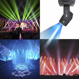 Moving Head Beam 230W 7R, Gobo 14 culori 17 Sabloane, Lumini scena DMX - Img 3