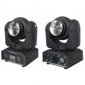 Moving head double beam, Proiector dublu (fata-verso) 40W x2, Robot rotativ lumini evenimente scena club DJ - Img 4