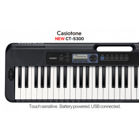 Orga electronica CASIO CT-S300 cu clape touch sensitive, Pitch-Bend Wheel, Portabila, Conexiune USB la tableta PC - Img 3