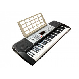 Orga electronica incepatori 61 clape + Stativ reglabil + Scaun pian + Microfon, USB, JL-639 - Img 3