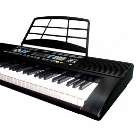 Orga electronica incepatori / invatat cu microfon karaoke, MLS-6639 61 clape inalte, Mufa USB, Lectii presetate - Img 2
