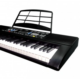 Orga electronica incepatori / invatat cu microfon karaoke, MLS-6639 61 clape inalte, Mufa USB, Lectii presetate - Img 2