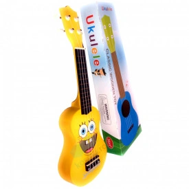 Pachet: Ukulele chitara 4 corzi + Mini pian pentru copii 30 de clape tip xilofon, MDF - Img 3