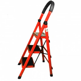 Scara 3 trepte late, pliabila, treapta de sus 65cm, max 90kg, platforma 30x20cm - Img 4
