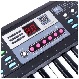 SIntetizator pentru copii MQ-601, Orga electronica cu 61 de clape + Microfon karaoke - Img 3