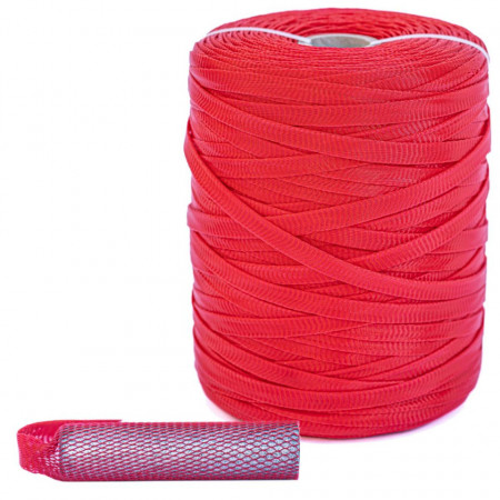 Manson Protectie, Tip Plasa, Diametru 15mm, Lungime 500m, Rosu 3