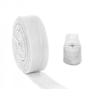 Manson protectie tip plasa, diametru 90 mm, lungime 30 m, Alb