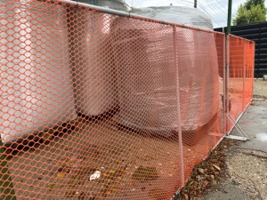 Plasa delimitare/avertizare santier, 1 m x 50 m, Portocaliu