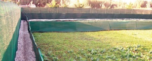 Plasa mascare garduri, 1 m x 10 m, Monofilament Verde