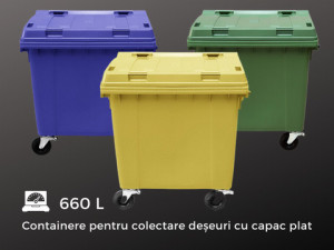 Containere colectare deseuri 660L