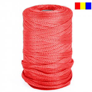 Plasa pentru ambalarea lemnelor, 460 mm x 1000 m, Rosu