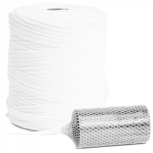 Manson protectie tip plasa, diametru 15 mm, lungime 500 m, Alb