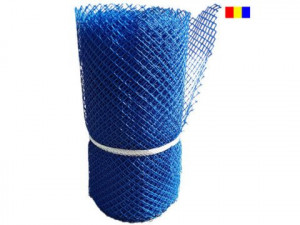 Grila de avertizare conducte de apa, 0.4 m x 25 m, Albastru