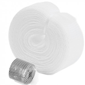 Manson protectie tip plasa, diametru 100 mm, lungime 30 m, Alb