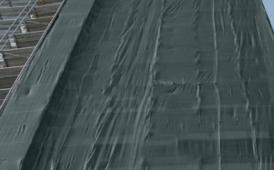 Plase protectie schela, 2 x 50 m, Verde