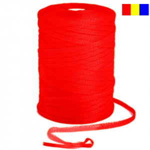Plasa tubulara pentru ambalat, 480mm x 1000m, Rosu