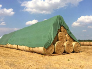 Prelata agrotextil protectie paie , 15.6 m x 25 m, Verde