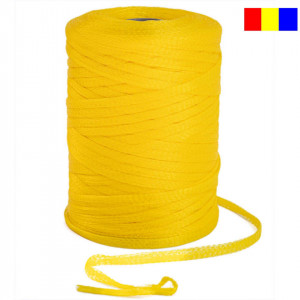 Plasa tubulara pentru ambalat, 460 mm x 1000 m, Galben