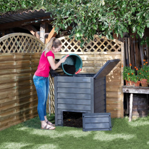 Compostarea resturilor organice cu composter Thermo-Wood