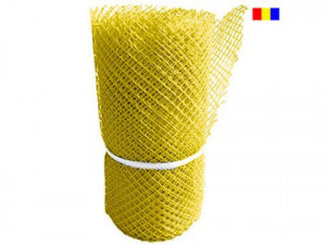 Grila de avertizare conducte de gaz, 0.4 m x 25 m, Galben