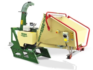 Tocator de crengi, Negri, R260, legarura in trei puncte pentru tractor, longitudinala, 35 CP
