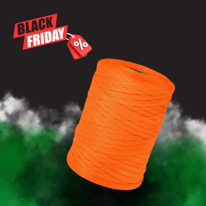 Plasa tubulara pentru ambalat, 350 mm x 1000 m, Portocaliu | Black Friday