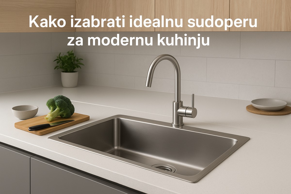 Kako izabrati idealnu sudoperu za modernu kuhinju – savjeti i trendovi