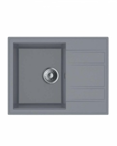 Granitni sudoper Valterra Torino 65x50 siva - Img 1