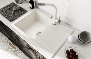 Granitni sudoper Techno 760 boja bijela