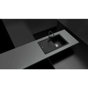 Schock Element D-100S crni Nero granitni sudoper 78x50 cm - Img 3