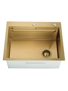 Čelični sudoper KAV 600x500x230mm boja ZLATA - Img 2