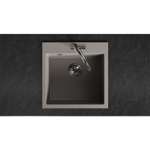 Granitni sudoper Valterra Niko 490 boja tamno siva - Img 3