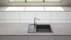 Schock Formhaus D-100LS Sabbia bež granitni sudoper 78x50 cm - Img 3