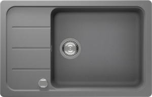 Schock Formhaus D-100LS sivi Asphalt – granitni sudoper 78x50 cm