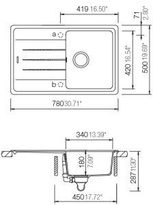 Schock Element tehnicki crtez