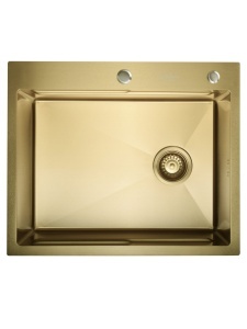 Čelični sudoper KAV 600x500x230mm boja ZLATA - Img 3