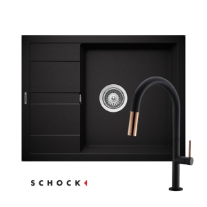 Set Schock Ronda D-100L Nero + slavina Charlotta crna/rose gold