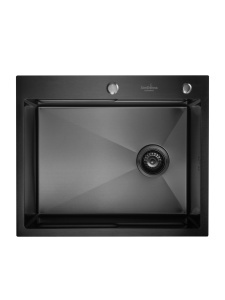 Čelični sudoper KAV 600x460x230mm boja GRAFITNO CRNA - Img 2